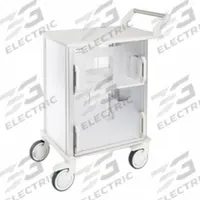 MARKETLAB Medical Procedure Cart: Polycarbonate, (2) Swivel/(2) Swivel with Brake, White, White (MPN CT100-0000). Key specifications — Material: Polycarbonate; Drawer Color: White; Brand: MARKETLAB; Caster/Wheel Configuration: (2) Swivel with Brake; Cabinet Color: White.