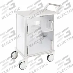MARKETLAB Medical Procedure Cart: Polycarbonate, (2) Swivel/(2) Swivel with Brake, White, White (MPN CT100-0000). Key specifications — Material: Polycarbonate; Drawer Color: White; Brand: MARKETLAB; Caster/Wheel Configuration: (2) Swivel with Brake; Cabinet Color: White.