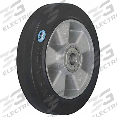 APPROVED VENDOR Caster Wheel: 4 15/16 in Wheel Dia., 2 in Wheel Wd, Rubber, 595 lb Load Rating - Rubber Tread on Aluminum Core Wheels