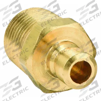 PARKER Hydraulic Quick Connect Hose Coupling: 1/4 in Coupling Size, Brass - Moldmate Series Hydraulic Quick-Connect Coupling Plugs