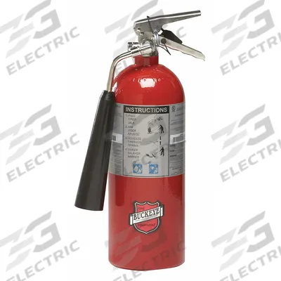 BUCKEYE Fire Extinguisher: 5 lb Extinguisher Capacity, 5B:C - Class BC Fire Extinguishers