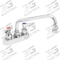 T&S BRASS Low Arc Kitchen/Bathroom Faucet: Brass, Centerset, Deck, 2 Mounting Holes, Chrome, Lever (MPN B-1111). Key specifications — Brand: T&S BRASS.
