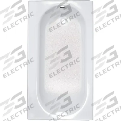 AMERICAN STANDARD Recess Bath: Right Drain Location, 14 in Overall Ht, 60 in Overall Lg - Alcove Bathtubs