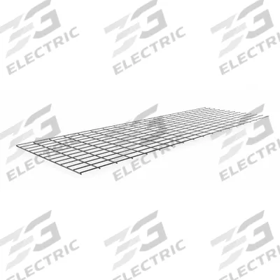 NASHVILLE WIRE Decking: 72 in x 24 in, 500 lb Load Capacity, Steel, 5 ga Decking, Gray - Wire Decking for Boltless Shelving