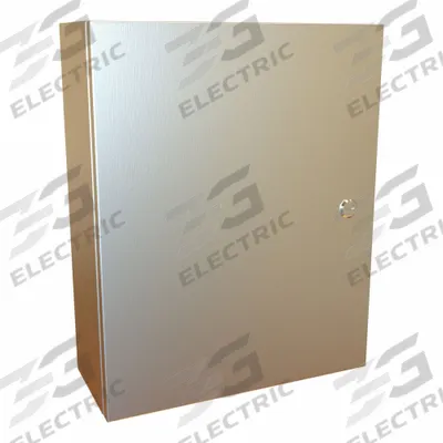 HAMMOND Electrical Enclosure: 304 Stainless Steel, 20 in x 16 in x 6 in, NEMA 12/13/3R/4/4X - Stainless Steel Enclosures