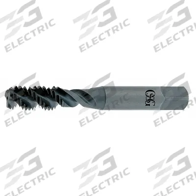 OSG Spiral Flute Tap: M6x1 Metric, 6H, 3 Flute, Bottoming Chamfer - General Purpose Spiral-Flute Taps