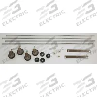 METRO Mobile Unit Kit: 24 in Overall Wd, Metro Top-Track (MPN TTM24C). Key specifications — attr38671: (4) Posts; attr14163: Steel; attr38672: Chrome; attr14167: Metro Top-Track; attr38647: METRO.