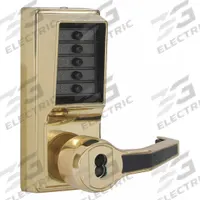 KABA SIMPLEX Mechanical Push Button Lockset: ADA Compliant, Brass (MPN L8148B-03-41). Key specifications — Product Type: Mechanical Push Button Lockset; Manufacturer Part Number: L8148B-03-41; Key Override Options: Best and Equivalents (6 or 7-Pin length) Not Included.