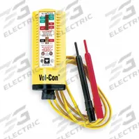 IDEAL Voltage and Continuity Tester: 5 V to 600 V, 5 V to 600 V, Light/Vibration, CAT III 600V (MPN 61-076). Key specifications — Brand: IDEAL.