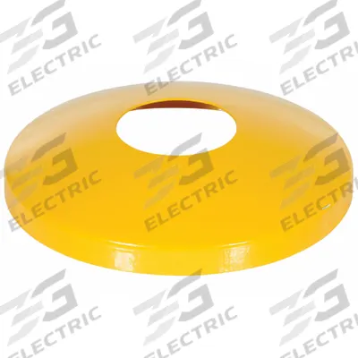 VESTIL Bollard Dome Cover: 2 3/4 in Overall Ht, 14 in Overall Lg, 14 in Overall Wd - Base Plate Covers for Bollards