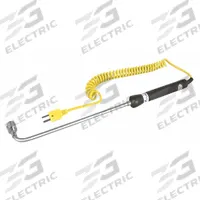 REED INSTRUMENTS Thermocouple Bead Probe: -58°F to 932°F /-50°C to 500°C, 7.9 in Probe Lg, Type K (MPN R2930). Key specifications — Brand: REED INSTRUMENTS; Accuracy: ±3.96 °F @ -58 to 560 °F; Handle Type: Straight.