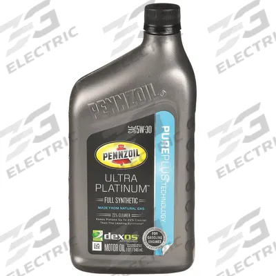 PENNZOIL Engine Oil: Synthetic, 1 qt Size, Bottle, 5W-30 - Gasoline Engine Oil