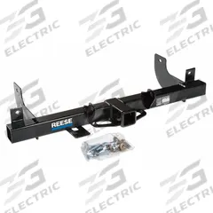 REESE Step Bumper Receiver: IV, 6,000 lb Gross Trailer Wt Capacity, 600 lb Tongue Wt, Steel (MPN 75506). Key specifications — Finish: Powder Coated; Drilling Required: No; Vehicle Make: Ford; Vehicle Model: F-150; Brand: REESE.