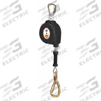 CONDOR Self-Retracting Lifeline: Steel Carabiner Anchor, Harness Steel Carabiner, 9 ft Line (MPN G83709SB7). Key specifications — Brand: CONDOR; ANSI SRL Type: SRL; ANSI SRL Class (2014): Class B; RFID Equipped: No; Lifeline Material: Steel; Sealed: No; Anchorage End Connection Type: Carabiner; Anchoring Location: Overhead or Waist Level.