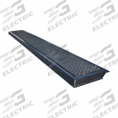 ULTRATECH Railroad Track Pan Full System: Full System, 255 in x 36 in x 4 1/2 in - Railroad Track Pellet Pans