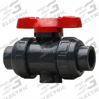 ASAHI Manual Two-Way Ball Valve: 3 in, PVC, Straight, 150 psi Max. Pressure (CWP), One-Piece, Tee (MPN 1607030). Key specifications — Brand: ASAHI; Handle: Tee.