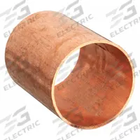 NIBCO Sweat Fitting Coupling: 1 1/2 in CTS x 1 1/2 in CTS, Cup x FTG, Dimple Center Stop (MPN 600DS 11/2)