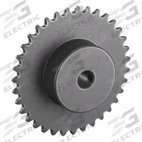TSUBAKI Sprocket: One-Sided Hub, For Single Strands, 25, 35 Teeth, 2.789 in Pitch Dia, Steel (MPN 25B35). Key specifications — Brand: TSUBAKI.