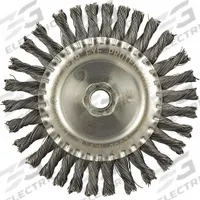 APPROVED VENDOR Wire Wheel Brush: Twisted Steel, 6" Dia x 1/2" Wd, 5/8"-11 Arbor, 0.02" Fill (MPN 66254442960). Key specifications — Brand: APPROVED VENDOR.