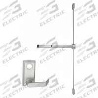 VON DUPRIN Exit Device: 3 ft Max Door Wd, Aluminum (MPN 22L-06-3-SP28). Key specifications — Product Type: Exit Device; Brand: VON DUPRIN; Exit Device Type: Rim; Outside Trim Type: Lever; Exit Bar Style: Touchbar; ADA Compliant: Yes.