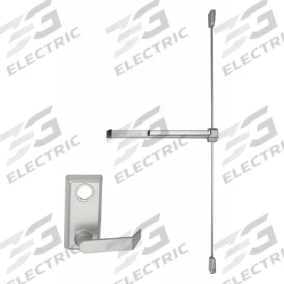 VON DUPRIN Exit Device: 3 ft Max Door Wd - Rim Push Bars