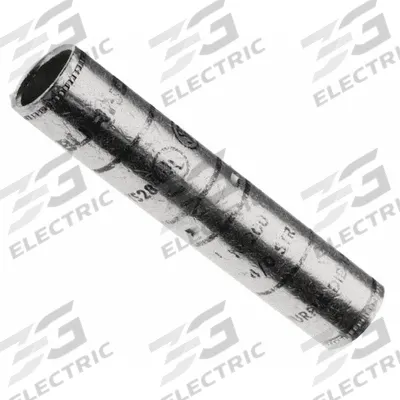 BURNDY Open Barrel Splice: 3/0 AWG Wire Size, Orange Code, 3.3 in, Copper Barrel - Crimped Butt Splice Compression Connectors