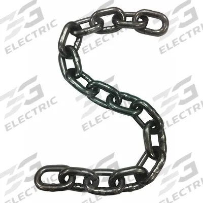 Dayton Straight Chain: 5/16 in Chain Trade Size, 30 Chain Grade, Carbon Steel - Grade-30 Load-Securing Chains