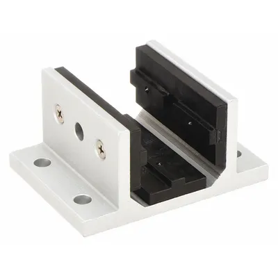 80/20 Linear Bearing: 40 Series, 75.1 mm L x 103.2 mm W x 50.1 mm H, Silver, Double Flanged - Standard Linear Bearings