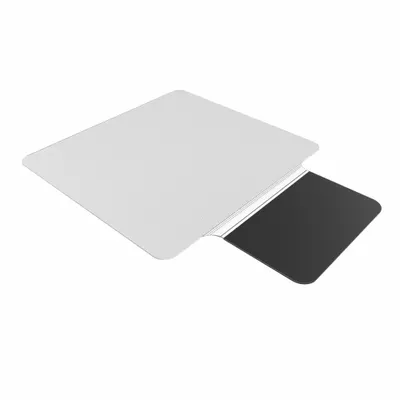 ES ROBBINS Chair Mat,53" L,36" W,Vinyl,Clear (MPN 184612) - Hardwood Floor Chair Mats