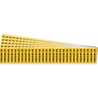 Pipe Marker: Hydrochloric Acid, Yellow, Black, Fits 3/4 in and Smaller Pipe O.D., 5 PK (MPN 91938-PK)
