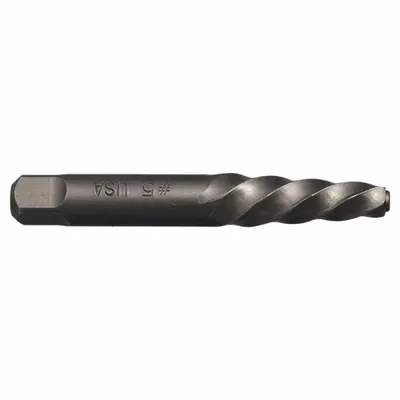 CLEVELAND Screw Extractor: Spiral Flute, Size #5 1/4 - Spiral-Flute Extractors