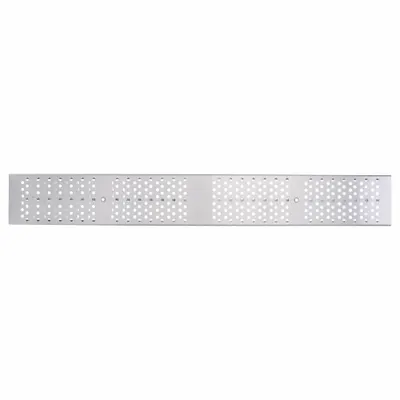 ZURN Grate: C, Rectangular, Slotted, 5 1/2 in Overall Wd, 40 in Overall Lg - Heavy-Duty Trench Drain Grates (Class C)