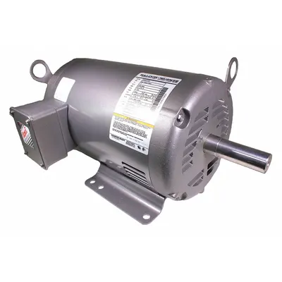 BALDOR General Purpose Motor: Rigid Base Mount, Open Drip Proof, 5 hp, 230V AC/460V AC - Rigid Base 3-Phase General Purpose AC Motors