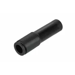 This nylon and nickel-plated brass tube fitting features a push-to-connect x push-to-connect configuration. It connects 5/32 in OD to 3 mm OD tubing. Commonly used in pneumatic systems for automation, packaging, and material handling applications.
