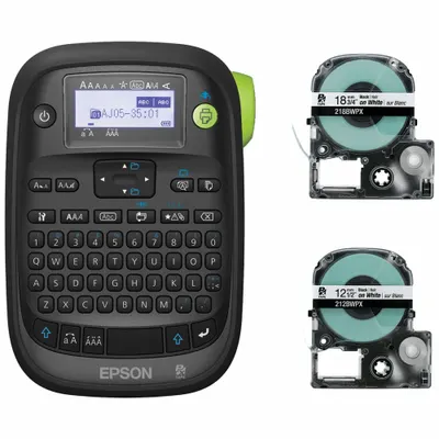 EPSON Portable Printer: Printer, No Wireless Connectivity, 3/4" - Portable Label Printers