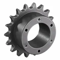 TRITAN Sprocket: For 80 Chain, 18 Teeth, 5.759 in Pitch Dia, 6.27 in Outside Dia, Steel (MPN 80SK18H)