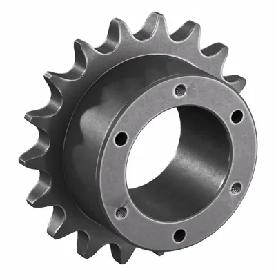 TRITAN Sprocket: For 80 Chain, 18 Teeth, 5.759 in Pitch Dia, 6.27 in Outside Dia - Size 80 Bushed-Bore Roller Chain Sprockets