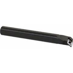 This indexable boring bar is designed for internal turning operations such as enlarging holes, creating precise internal diameters, and finishing bores. It features a negative rake geometry and right-hand orientation, suitable for general metalworking applications requiring rigidity and precision.