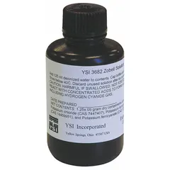 Lab-grade Zobell solution used as an oxidation-reduction potential (ORP) calibration standard. Supplied in a 125 mL volume. Suitable for calibrating ORP sensors in laboratory and field water testing applications.