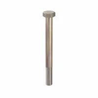 Hex Head Cap Screw: Steel, Class 10.9, Zinc Yellow, M12, Metric, 130 mm lg, 19 mm Head Wd, 25 PK (MPN HC10121301-025P1)