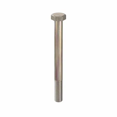 LINDSTROM Hex Head Cap Screw: Steel, Class 10.9, Zinc Yellow, M12, Metric, 130 mm lg - Class 10.9 Steel Hex Head Cap Screws
