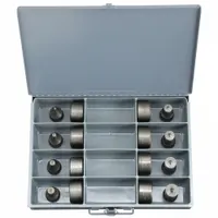 EDWARDS Punch and Die Set: Round, Storage Case, PD1000