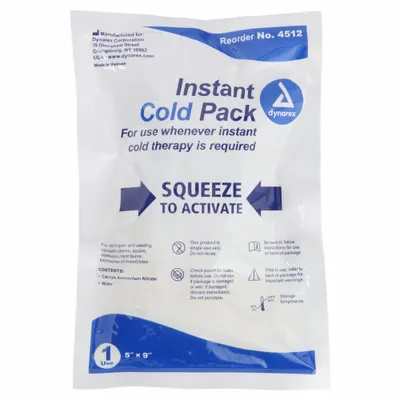 DYNAREX 4512 Disposable Cold Pack - Disposable Cold Packs
