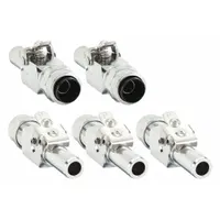 Quick Connection Coupling: Insert, 1/4 in OD x 1/4 in Pipe x 1/4 in OD Size, Compression, 5 PK (MPN 393P-4-4)