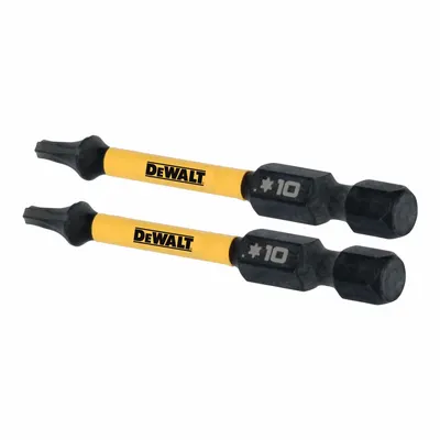 DEWALT Torsion Bit: Torsion Bit, T10 Bit Size, Imperial, Torx Head, T10 Bit Industry Size - Impact Torx Bits