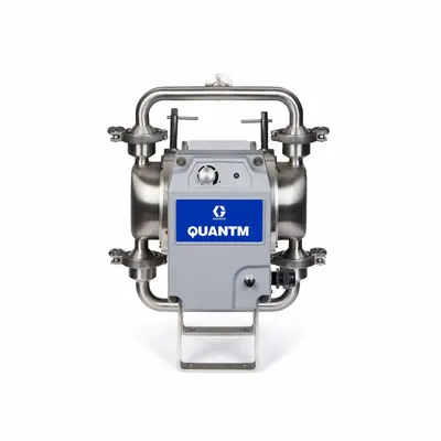 GRACO FDA-Compliant EODD Pump, 1 in, PTFE Valve, 316 SS Seat, 100-120V AC - FDA-Compliant EODD Pumps