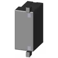 Surge suppressor accessory for Siemens 3RT2 series S0 frame contactors. Protects connected equipment from transient overvoltages in motor control circuits.
