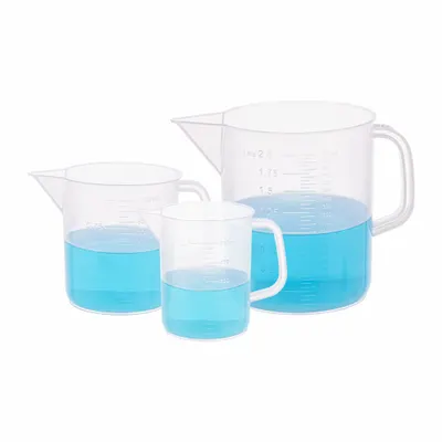 OEM Beaker: Low Form with Handle - Low Form Plastic Beakers With Handles