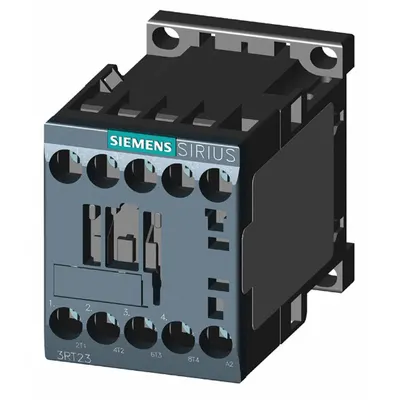 Siemens Magnetic Contactor: Non-Reversing, 4 Poles, 4NO Contacts, 12 A - Non-Reversing IEC Contactors