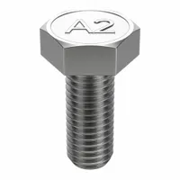 Hex Head Cap Screw: Stainless Steel, A2, NL-19, M12-1.75, Coarse, 30 mm lg, Globally Sourced, 10 PK (MPN FBMHEXB1217530P10)